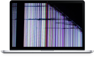 broken macbook screen